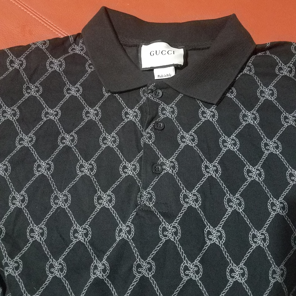 Gucci polo shirt black